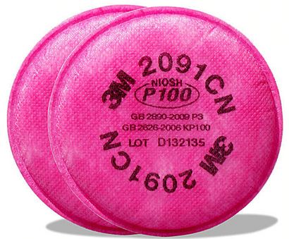 (image for) 2091 - P100 NIOSH Rating Filters {Set of 2}