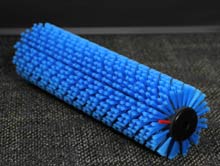 (image for) BP20BLU - 20" Cylindrical Blue Brush Set for Carpet