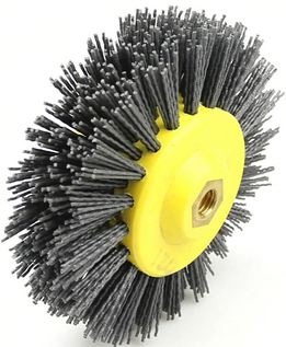 (image for) 6" H.D.Grit Brush - Rotary Abrasive Grit Brush