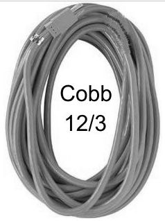 (image for) GG256T - Elect Cord-25' w/Mytee Twistlock & Male Plug