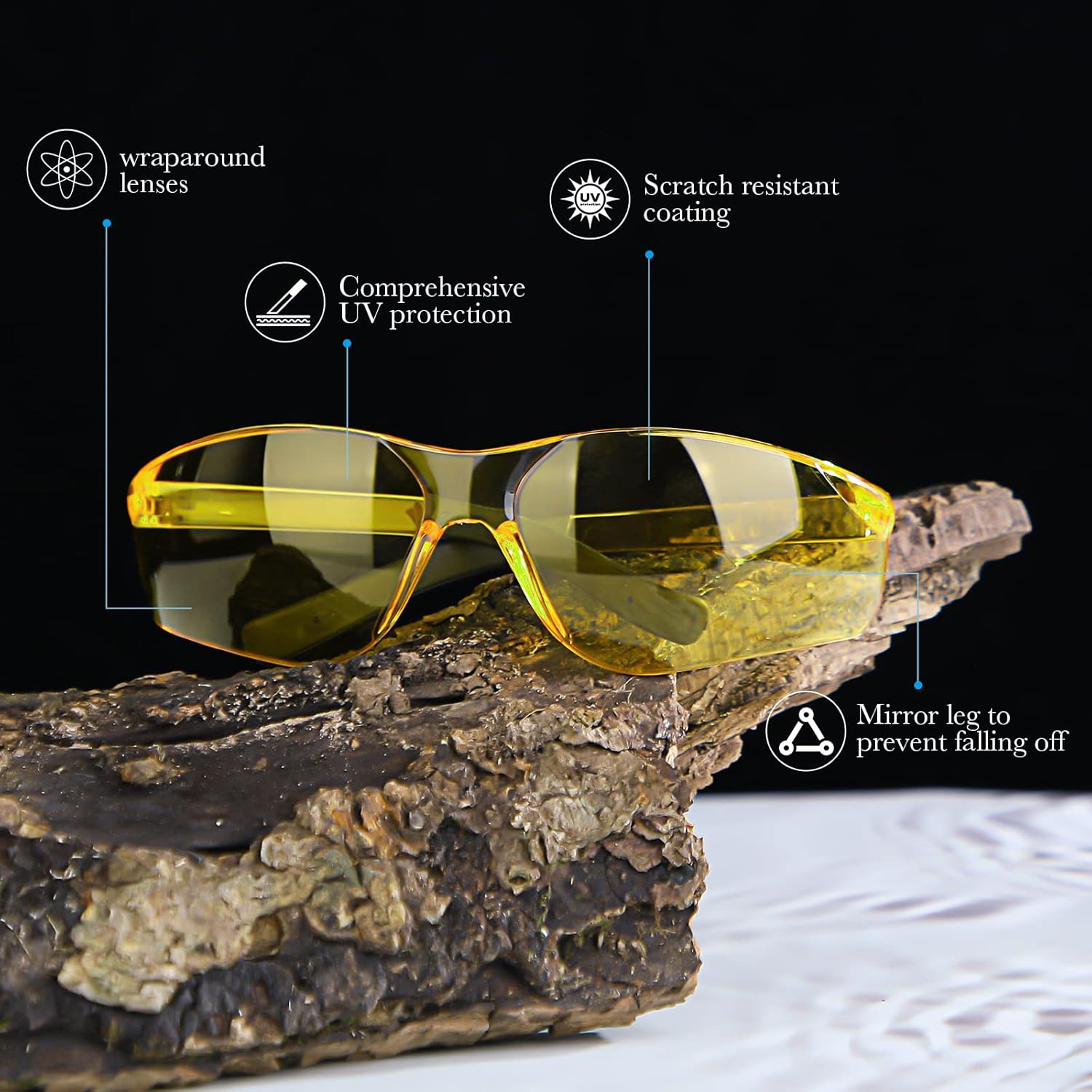 (image for) GG20BL Yellow Glasses UV Blocking