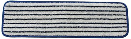 (image for) LG518M 5"x18" Blue/White Microfiber Mop Head