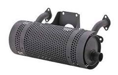 (image for) LGH22R - Muffler & Pipe Honda GX630 oil fllter side
