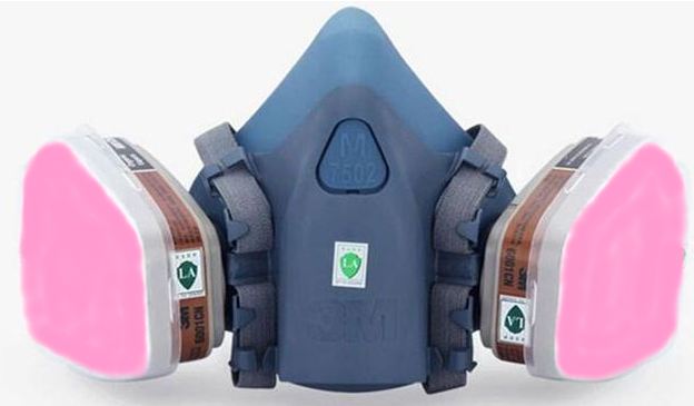 (image for) 7506 - Respirator w/ P100 Rating Filters - 3 Pieces
