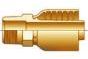 (image for) TX1444 Crimp Hose 1/4" MPT x 1/4" wire-braid hose