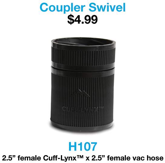 (image for) Cuff Lynx Hose 2.5" Hose Swivel Male & Female