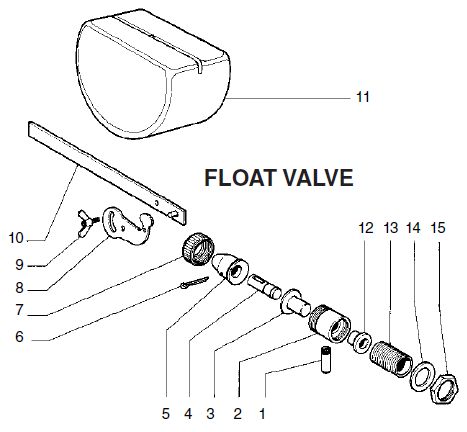 (image for) GNFVK - Repair Kit FV-900 Float Valve 3 pieces