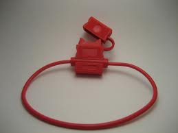 (image for) RBR1FH - Fuseholder ATO spade type red