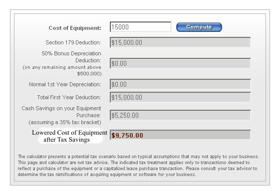 (image for) Equipment Investment Tax Credit
