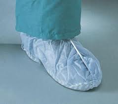 (image for) HY98 - Shoe Covers Blue Disposable Pkg.50 pr./Pkg.